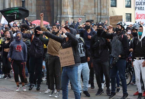 Protestas en Bogotá, 21 de septiembre de 2020