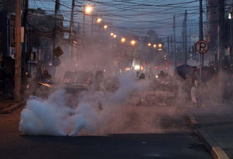 Protestas en Villa Luz, 10 de septiembre de 2020