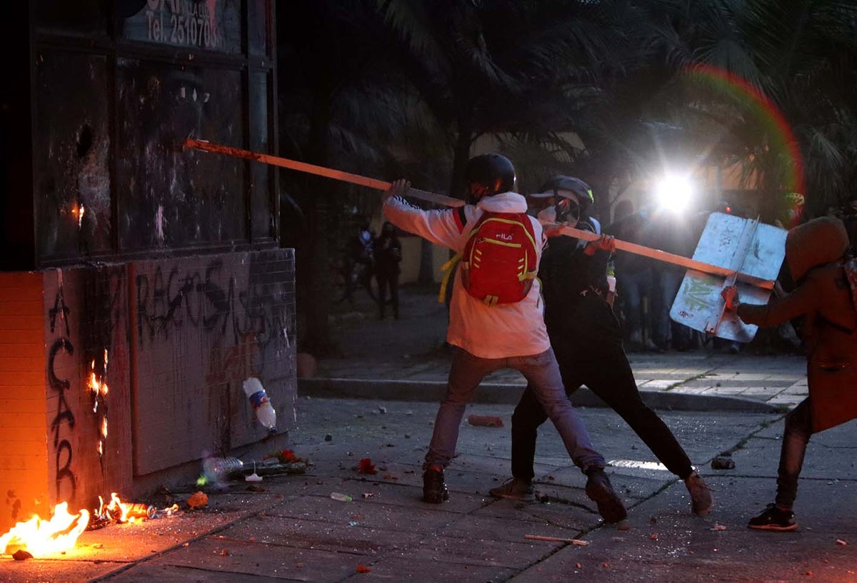 Protestas en Villa Luz, 10 de septiembre de 2020