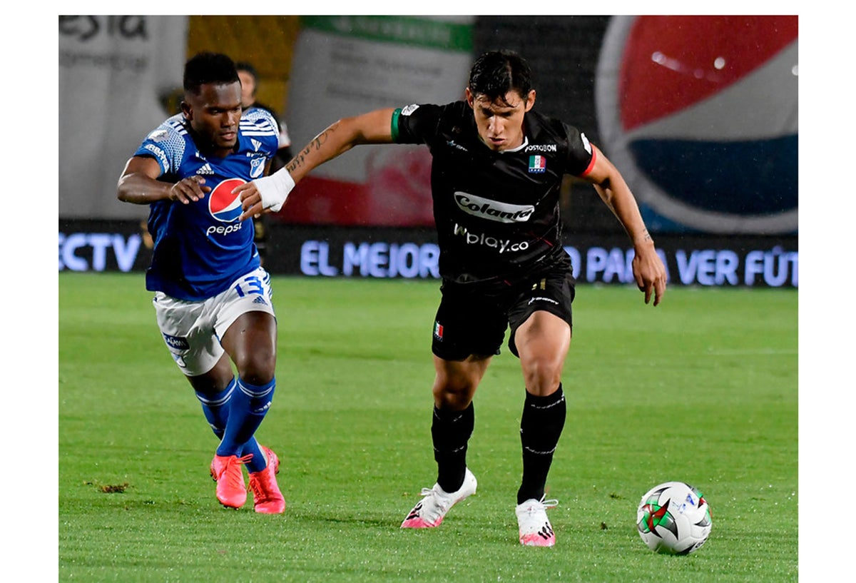 Roberto Ovelar con Once Caldas ante Millonarios fue la figura de la cancha.