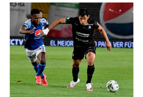 Roberto Ovelar con Once Caldas ante Millonarios fue la figura de la cancha.