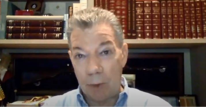 Juan Manuel Santos presentación del libro