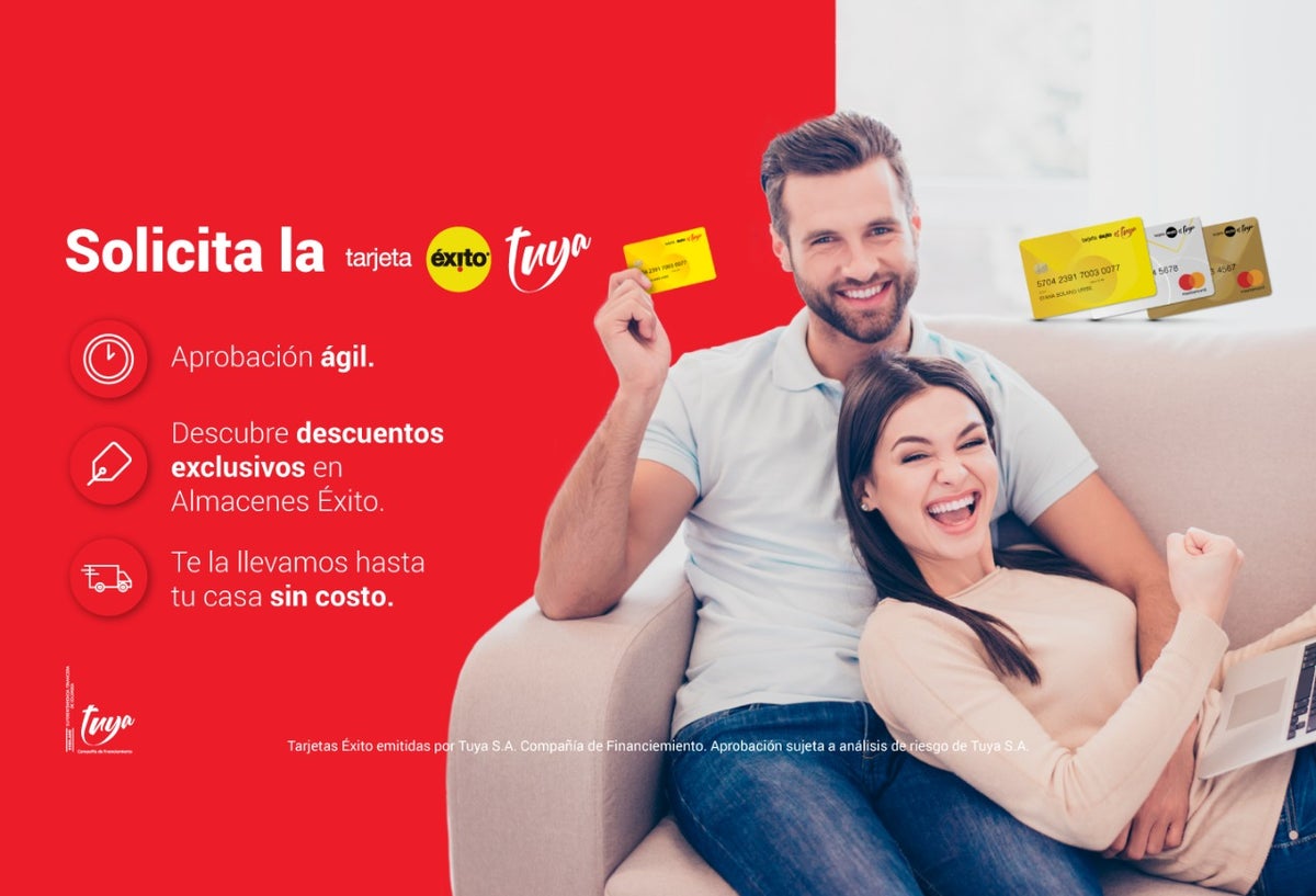 Conoce todos los beneficios que puede adquirir si obtienes la Tarjeta Éxito. ¡No esperes para tenerla!