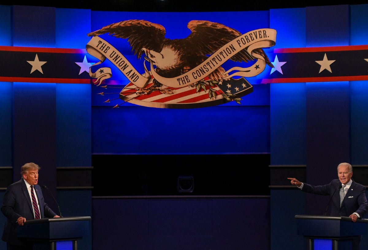 Debate de Trump y Biden