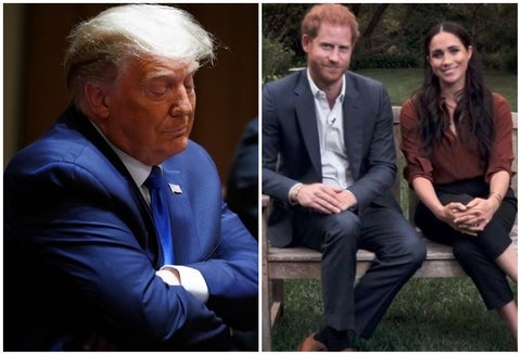Donald Trump y los duques de Sussex
