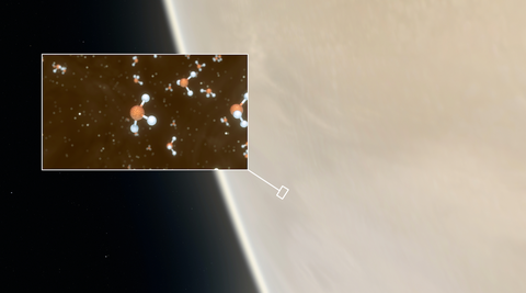 Hallan gas en Venus que da indicios de vida en el planeta