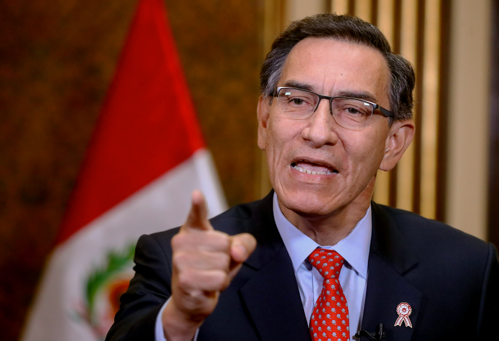 Martín Vizcarra, presidente de Perú