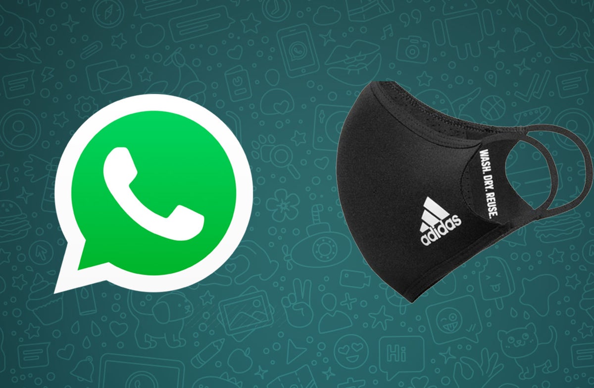 Estafa en WhatsApp con tapabocas