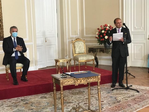 Así fue la posesión del nuevo defensor del Pueblo, Carlos Camargo