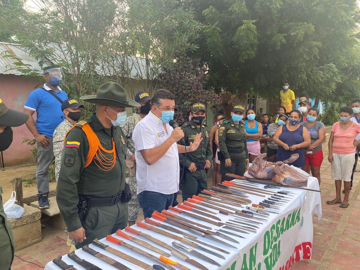 Plan desarme en El Carmen de Bolívar