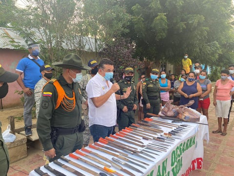 Plan desarme en El Carmen de Bolívar