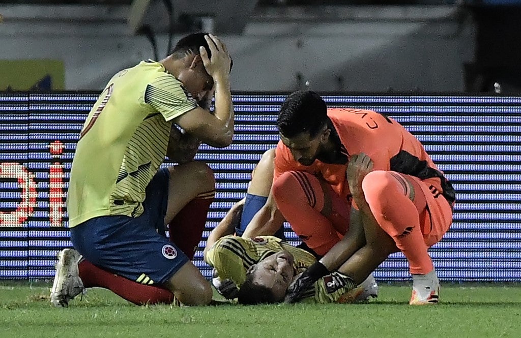 Lesión Santiago Arias, Selección Colombia