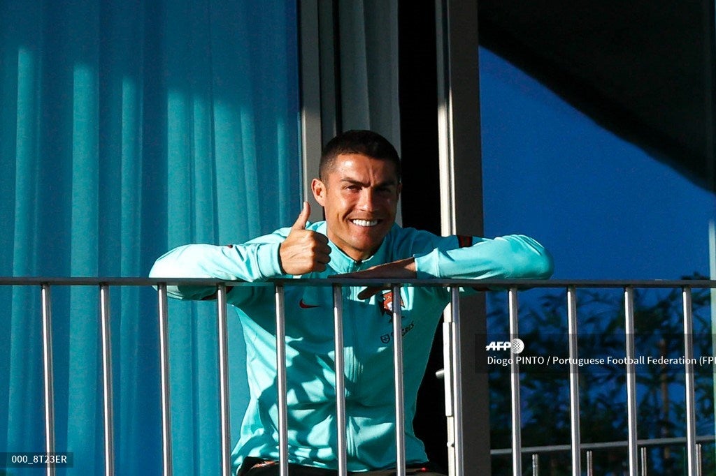 Cristiano Ronaldo con coronavirus