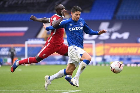 James Rodríguez, Everton vs Liverpool