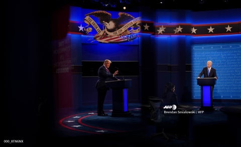 Debate presidencial en Estados Unidos - Donald Trump - Joe Biden