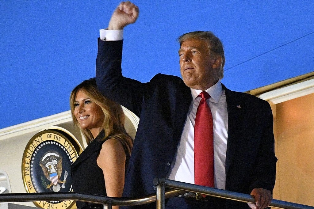 Donald y Melania Trump