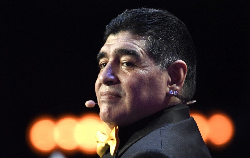 Diego Maradona, exfutbolista argentino
