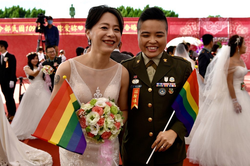 Wang Yi y Meng Yumi
