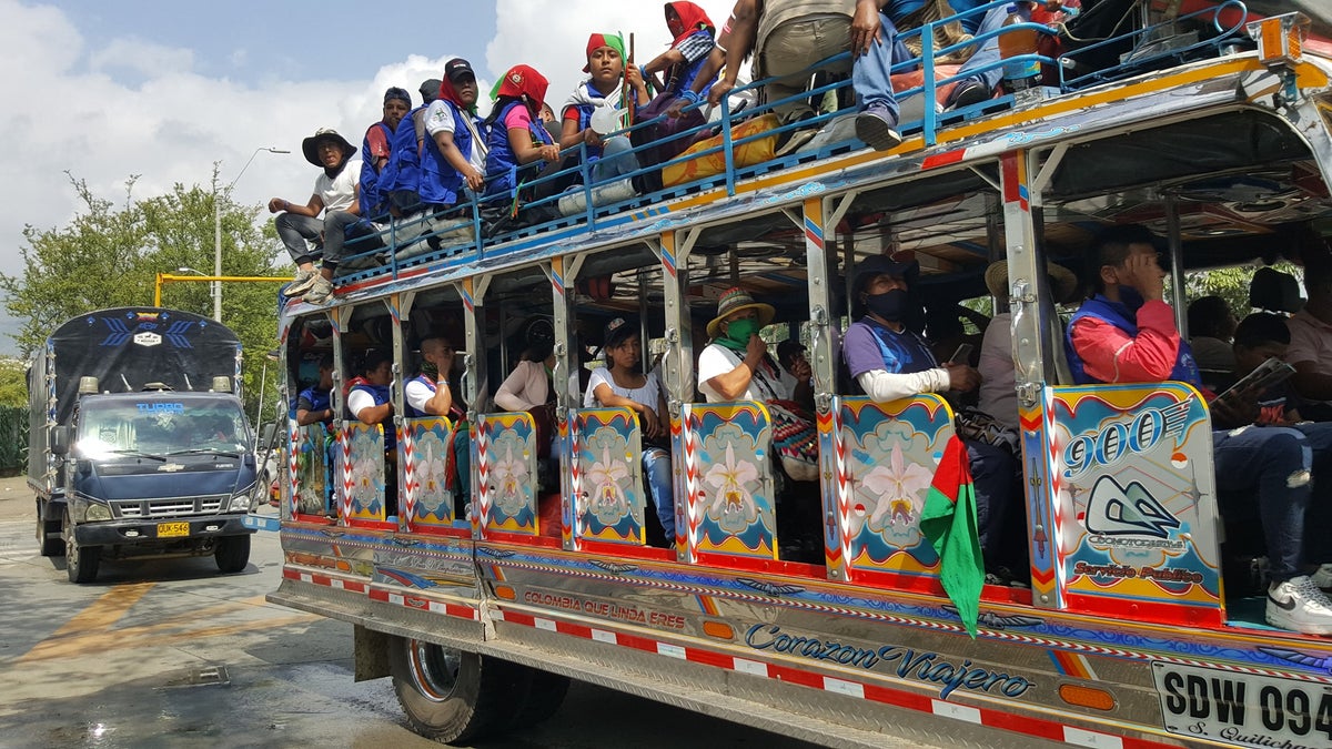 Durante 3 días las comunidades indígenas permanecieron asentadas en Cali.