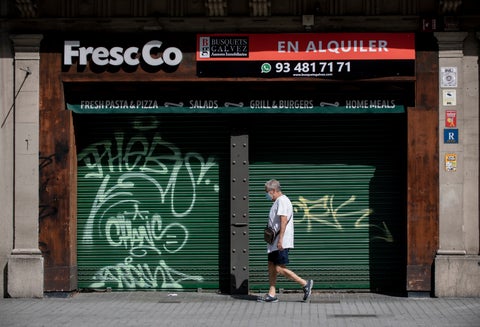 Cierre de restaurantes Cataluña