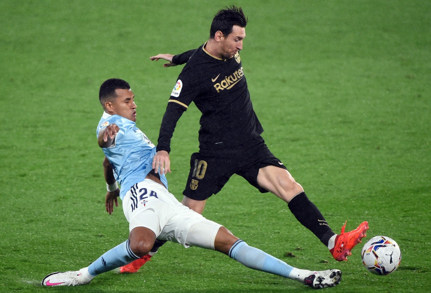 Barcelona Vs. Celta - Lionel Messi - Jeison Murillo