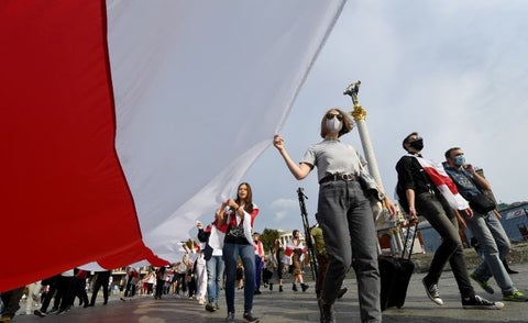 Manifestaciones en Bielorrusia
