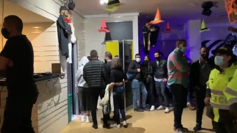 Fiesta clandestina en Chapinero