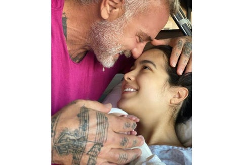Gianluca Vacchi y Sharon Fonseca