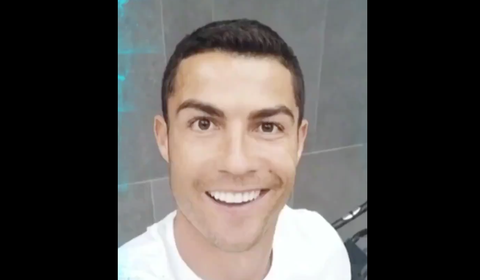 Captura de pantalla del video de Cristiano