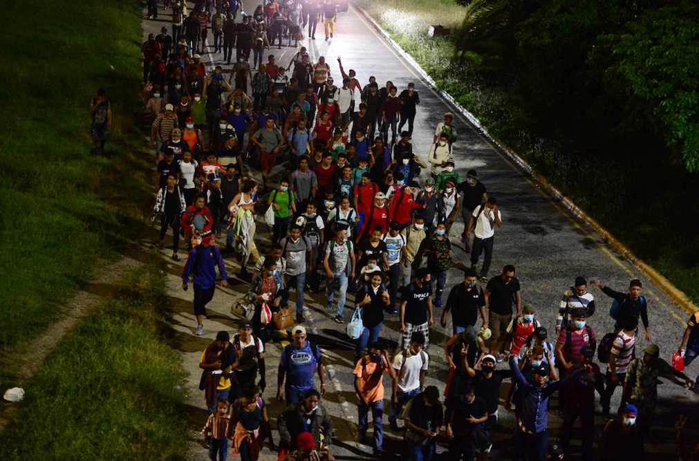 Caravana de migrantes hondureños hacia EE.UU.