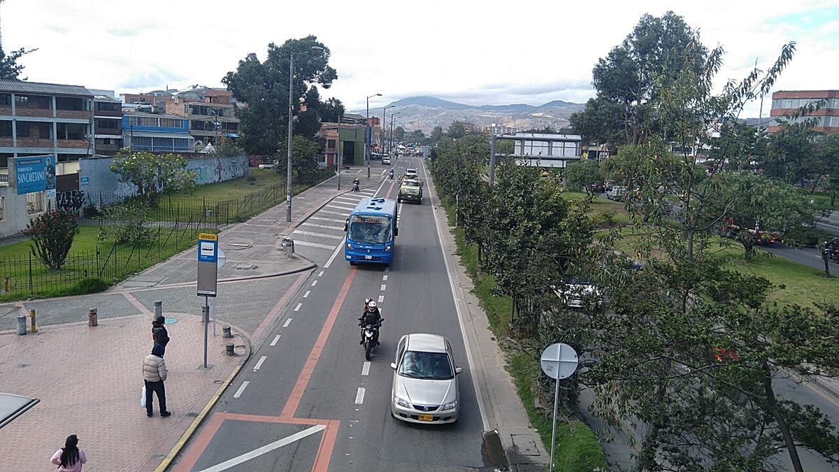Carriles preferenciales en Bogotá