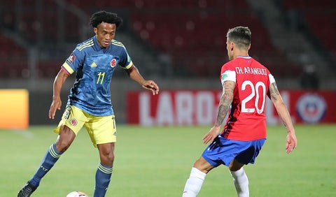 Juan Guillermo Cuadrado, Colombia vs Chile