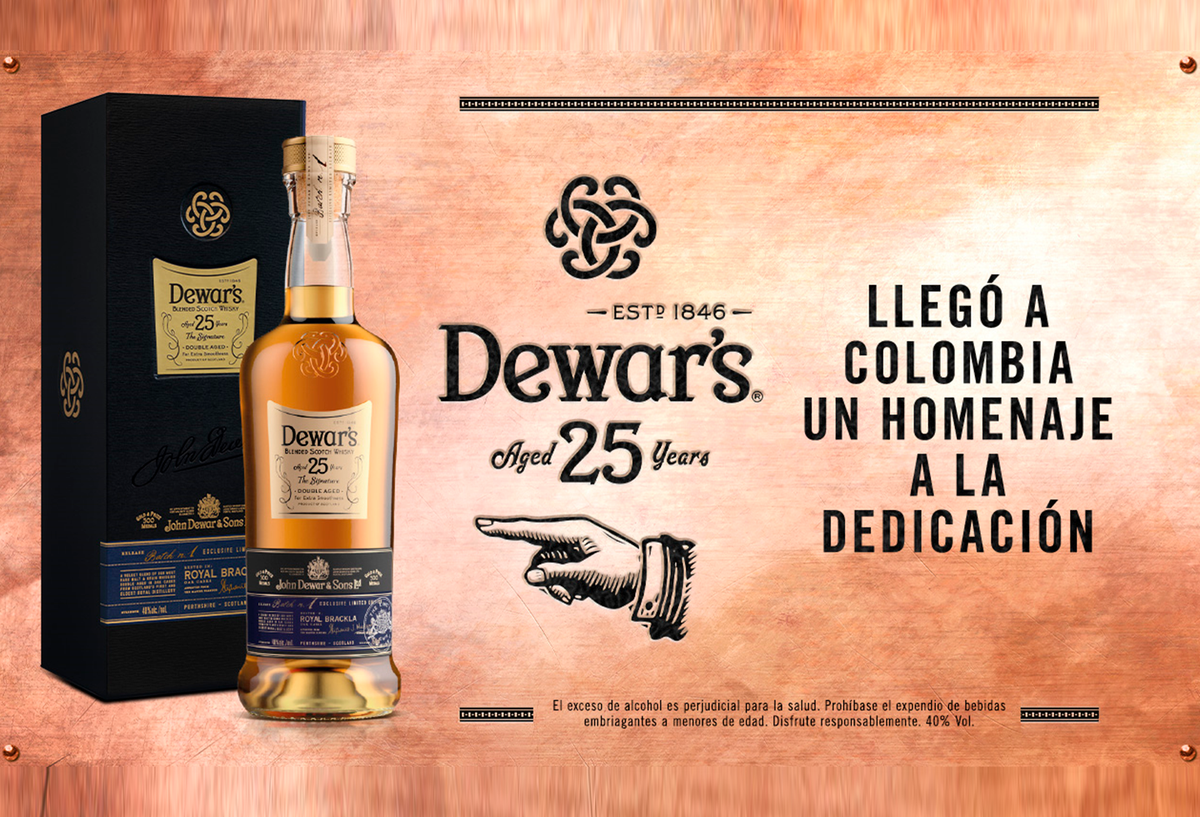 Dewar’s es un whisky que nació en 1846 en un pequeño pueblo de Escocia y que ahora es el escocés blended más galardonado del mundo.