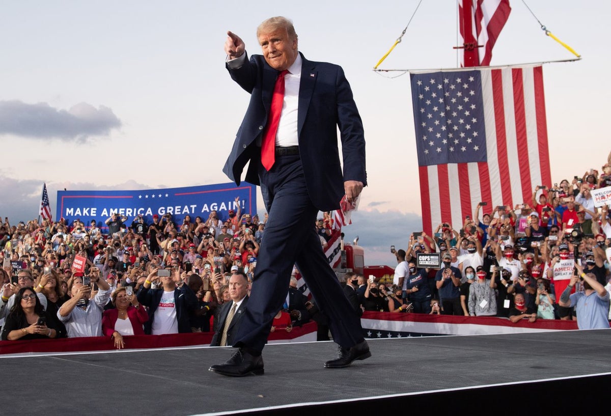 Donald Trump en campaña