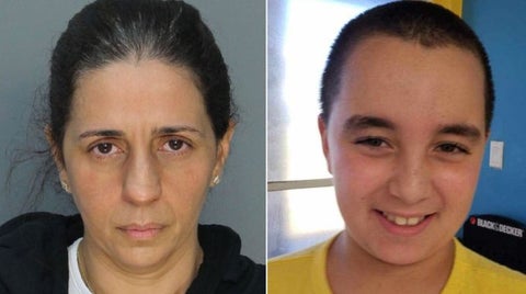 Patricia Ripley y su hijo