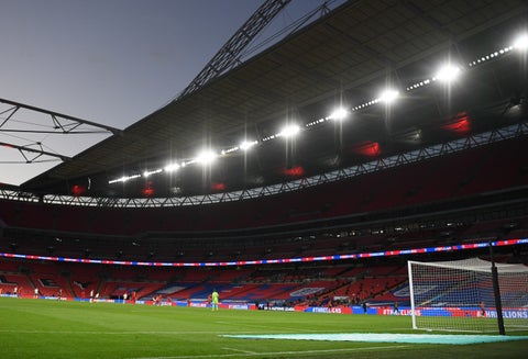 Estadios de fútbol vacíos por pandemia