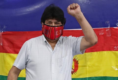 Evo Morales, expresidente de Bolivia