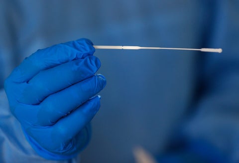 Hisopo de la prueba nasal