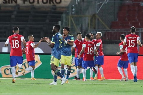 Selección Colombia - Selección de Chile