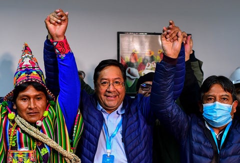 Luis Arce ganó las elecciones en Bolivia