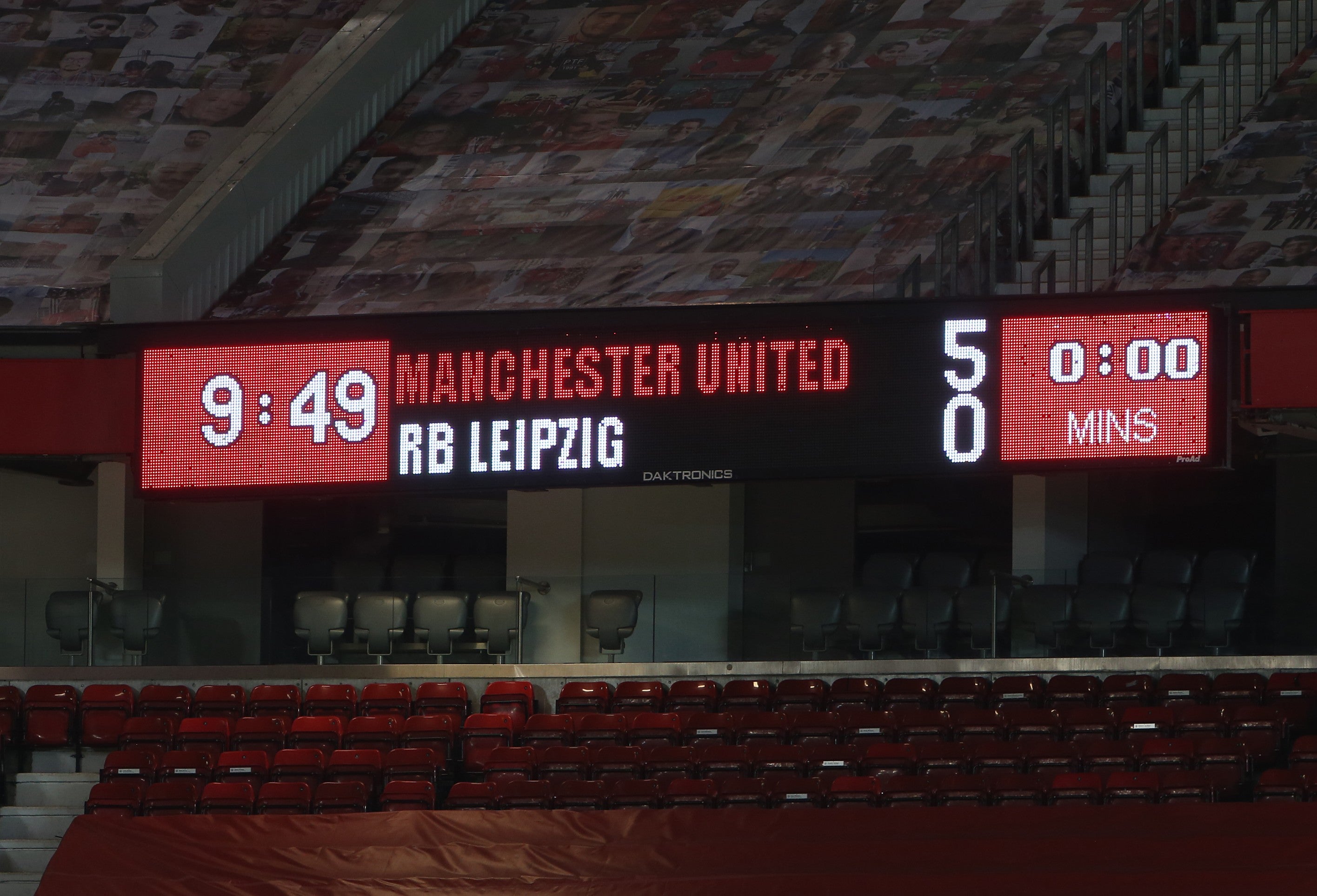 Manchester United Vs. Leipzig - Champions League