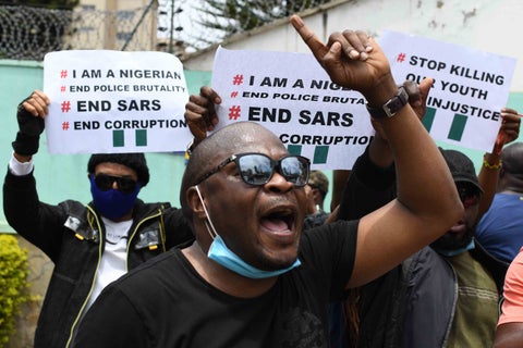 Protestas en Nigeria.
