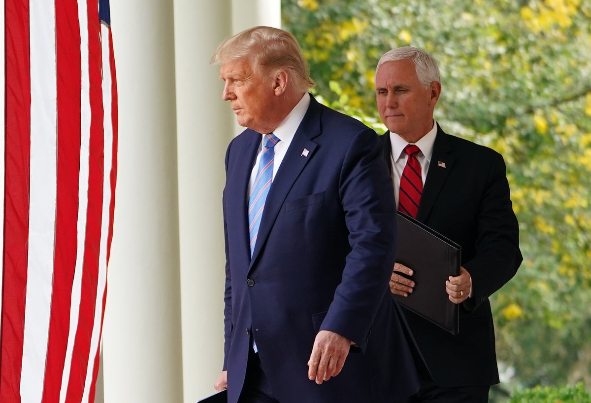 Donald Trump y Mike Pence, vicepresidente de EE.UU.