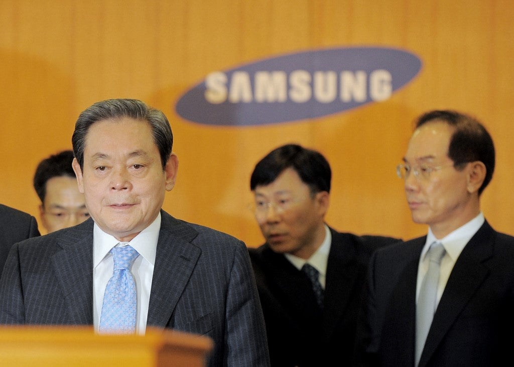 Lee Kun-hee, presidente de Samsung