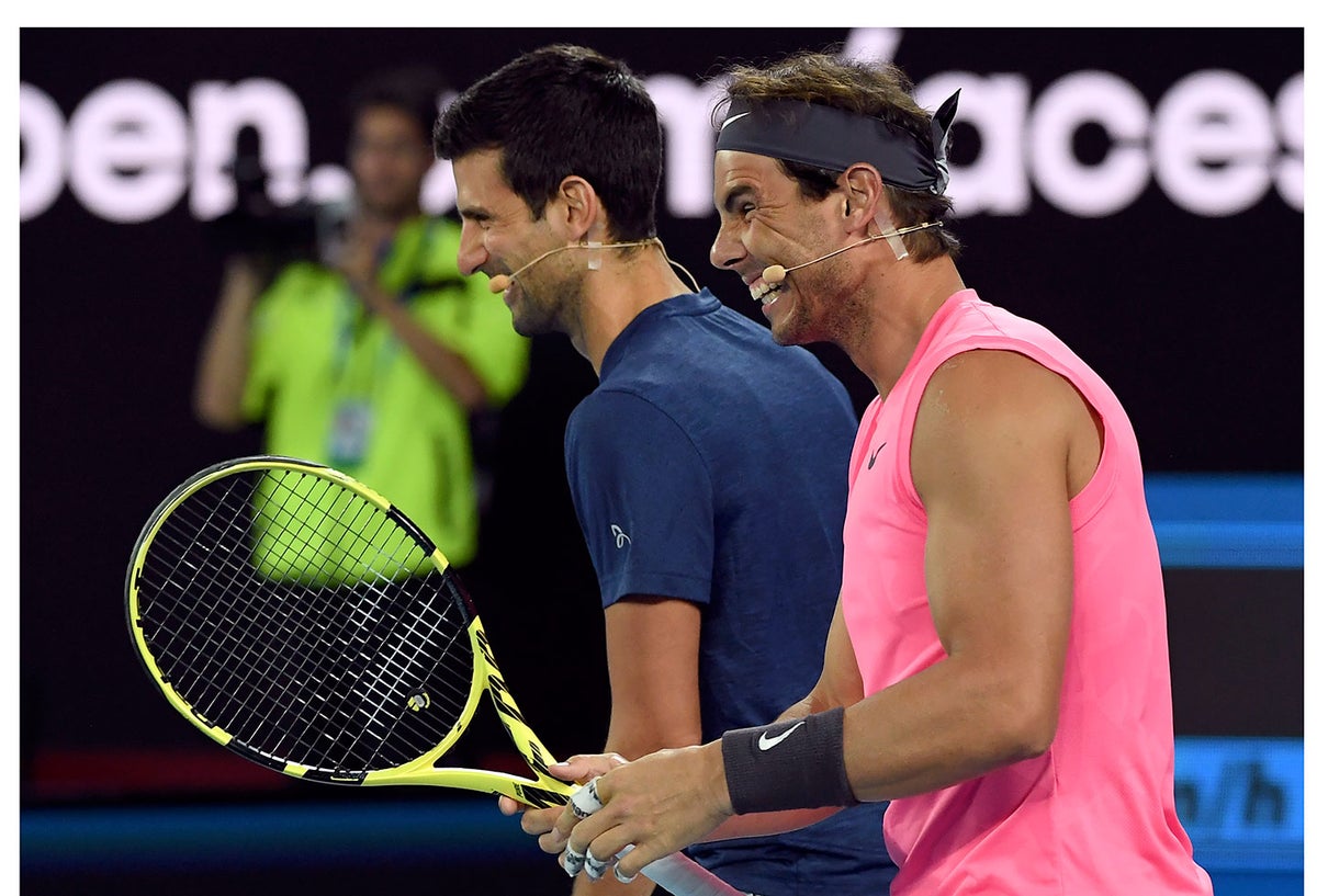 Rafael Nadal y Novak Djokovic