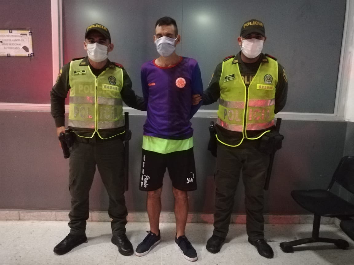 Captura Agresor Corregimiento la playa