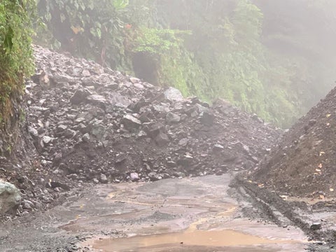 Deslizamiento vía Risaralda- Chocó
