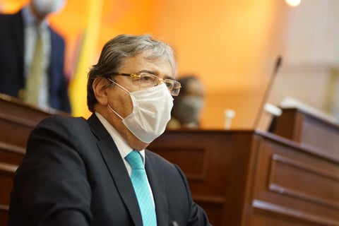 Carlos Holmes Trujillo en el debate de moción de censura