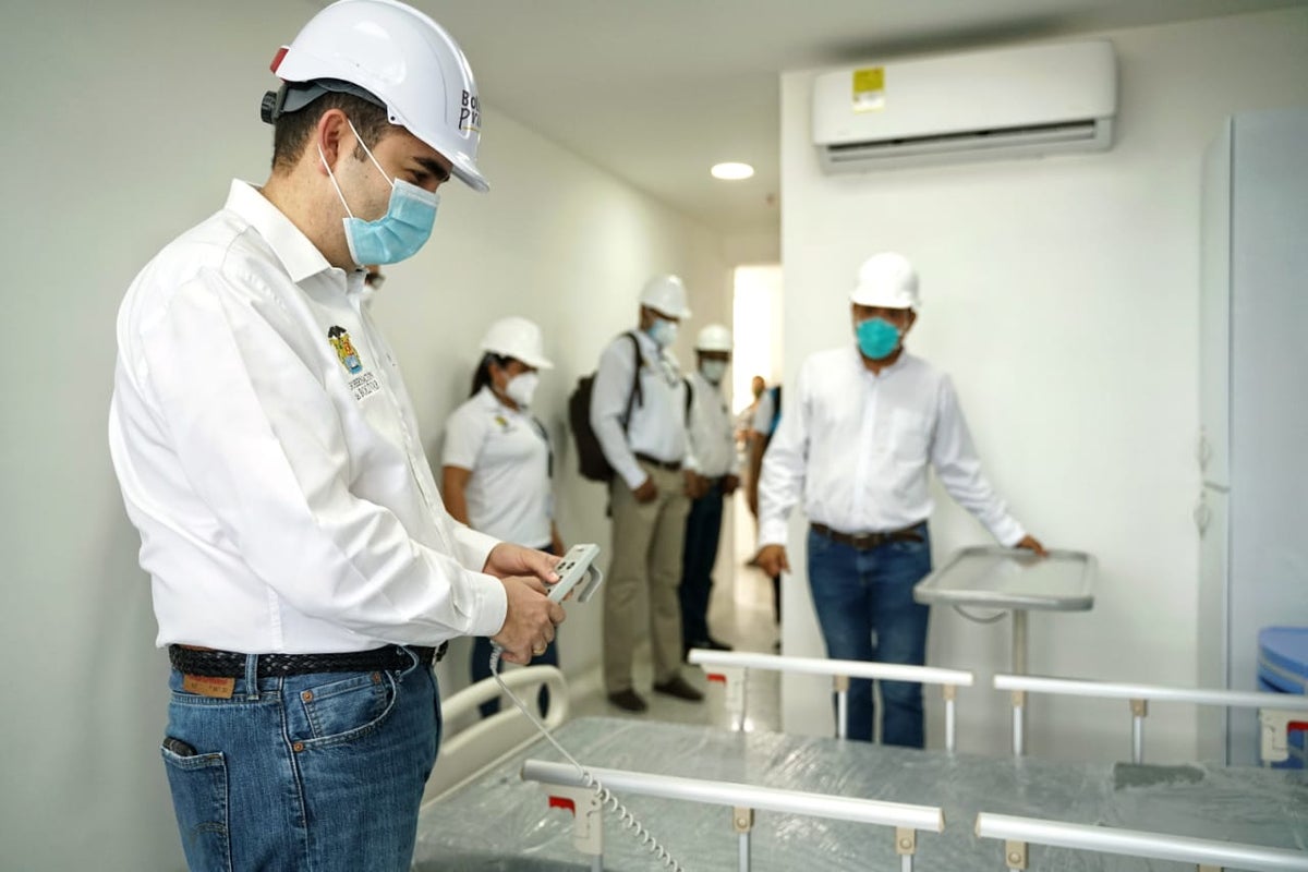 obras del Hospital Universitario del Caribe