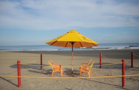 habilitan zona de playa en Bocagrande